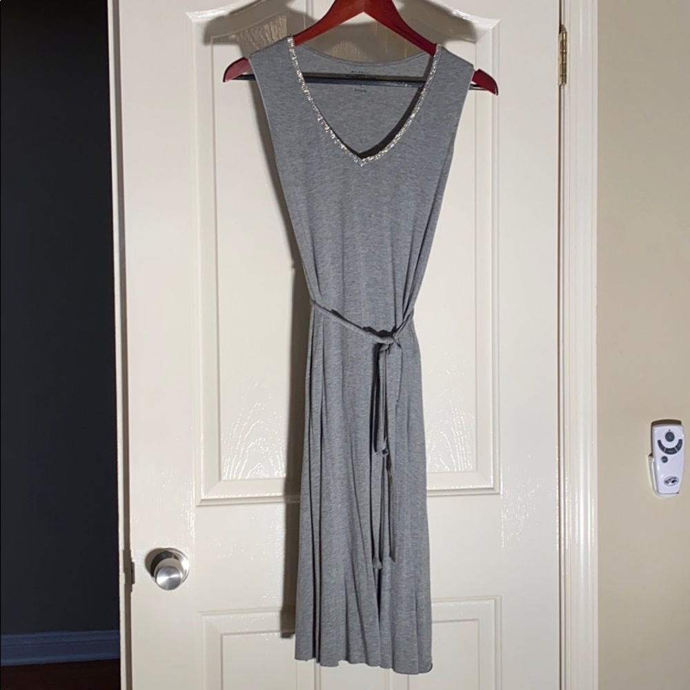 Majestic Paris Swarovski neck dress size 2